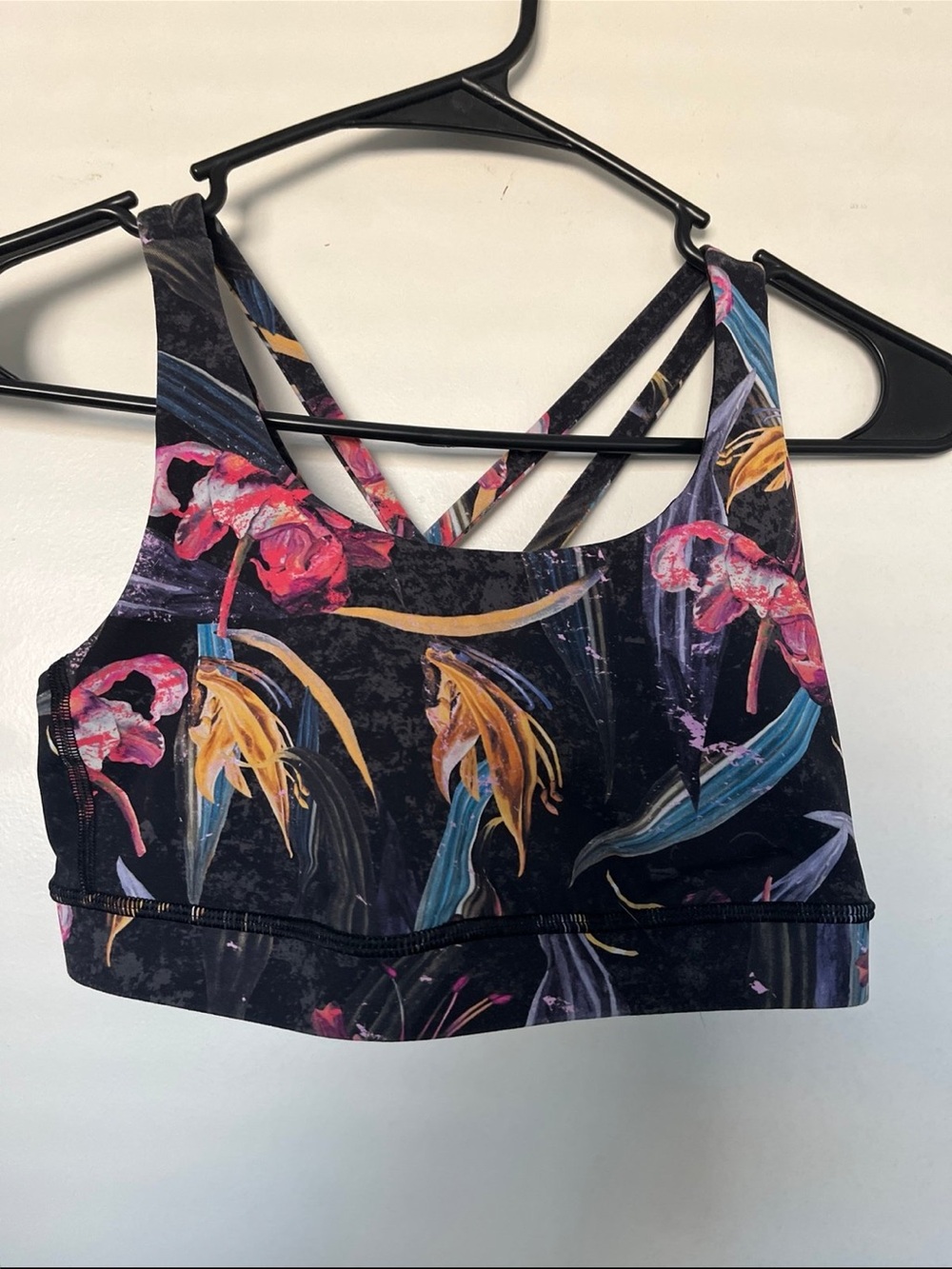 Lululemon | Floral Strappy Sports Bra